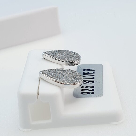 "925 Sterling Silver Cubic Zirconia Earrings, U19254835 - Picture 2 of 11